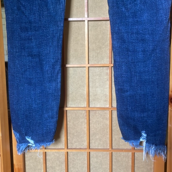 KanCan Jeans Distressed Button Fly Blue Jeans - Picture 6 of 15